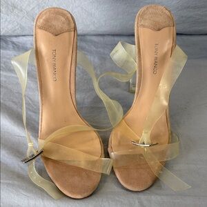 Tony Bianco Transparent Strap Heels‎